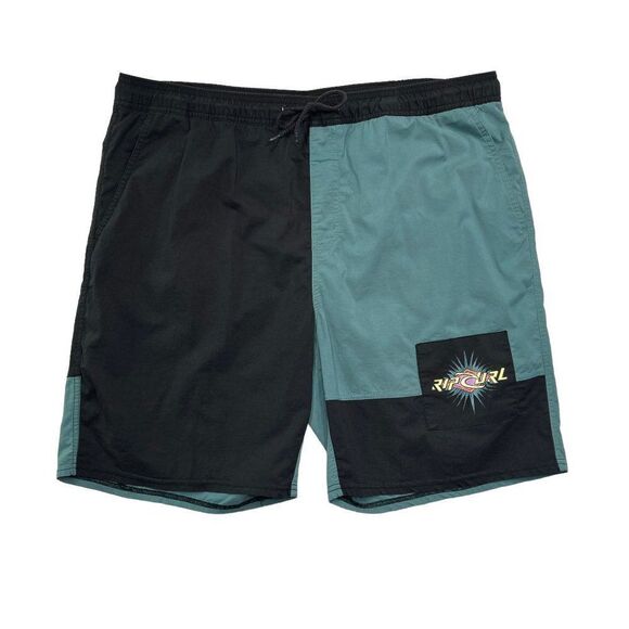 Vintage Rip Curl Men's Color Black Swim Trunks - Picture 1 of 12